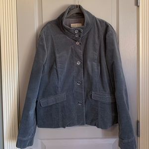 MICHEAL by Michael Kors Velvet Cropped Jacket